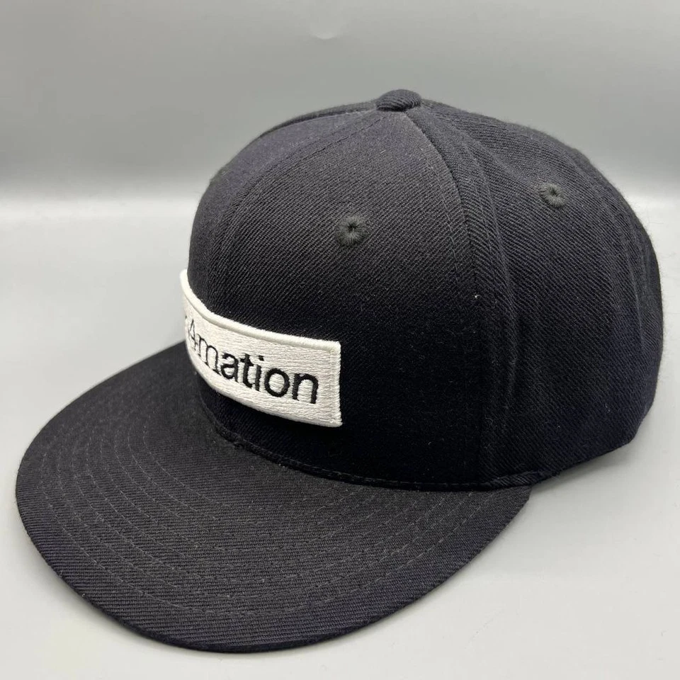 Sombrero In4mation Hombre Negro Verde Patín Bordado Snap Back Cap Foto 2 de 4