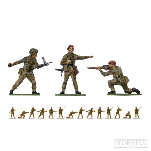 Airfix WW2 Figures 1:32 Model Army Soldiers British German US Infantry Unpainted