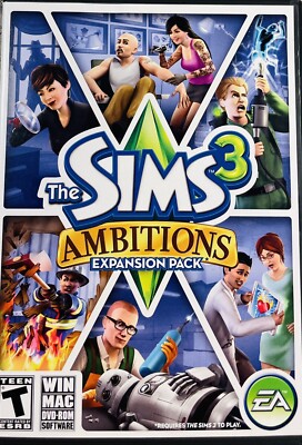 The Sims 3 Ambitions Expansion Pack Macintosh PC 2010 763615729161| eBay