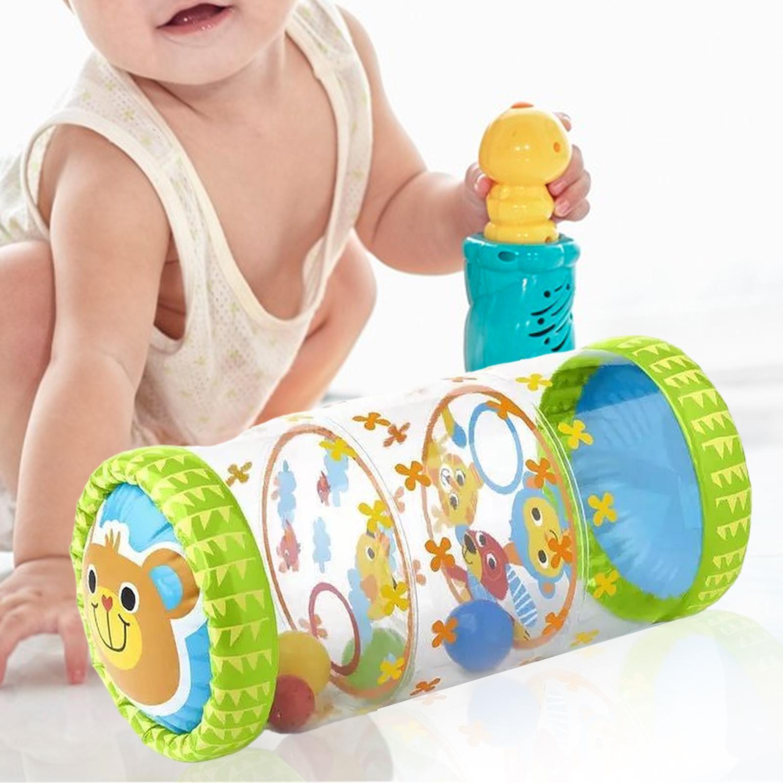 Baby Crawl Roller PVC Bebé Juguete Sensorial Bebé Rodillo Tambor Para Niño