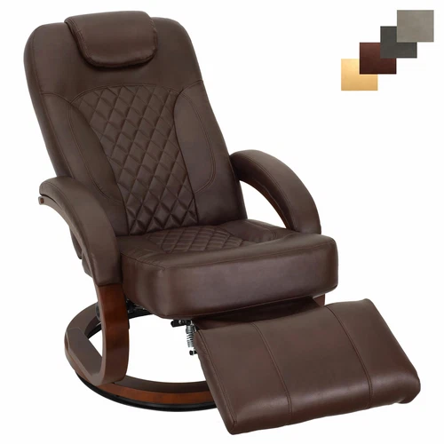 RecPro Nash 28" RV Euro Chair Recliner Swivel Base Ergonomic RV Furniture Seat