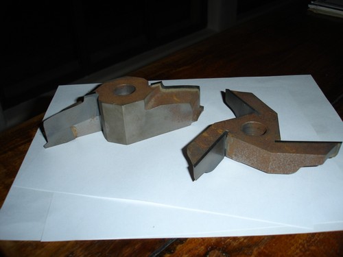 Woodworking carbide tip shaper knives for 1 3/4" raised panel door construction - Picture 5 of 9