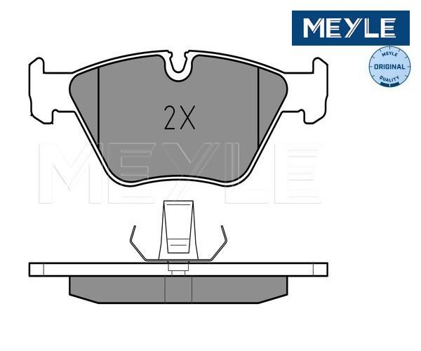 Bremsbelagsatz, Scheibenbremse Meyle 0252167720 FüR Bmw 5Er-image