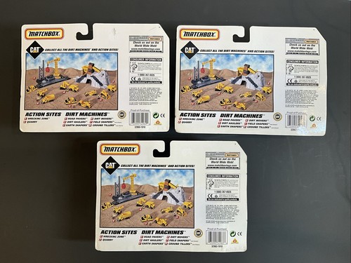 Matchbox Dirt Machines Vintage 1997 Lot Of 3 Shapers Pavers Haulers New In Box - Picture 9 of 15