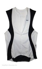 new Made in Italy authentic Orca tri pocket singlet triathlon top white dri-lite