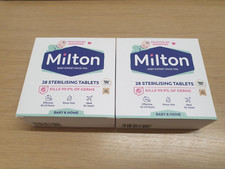 Image of Milton Sterilising Tablets - 28 Tablets X 2 JUST £11.99 FREE POST WOW!