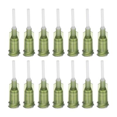 50pcs 14G Dispensing Needles 1/2'' PP Needle Tips with Flexible Needle Olive