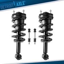 4pc Front Struts + Sway Bars for Chevy GMC Silverado Suburban Sierra 1500 Tahoe