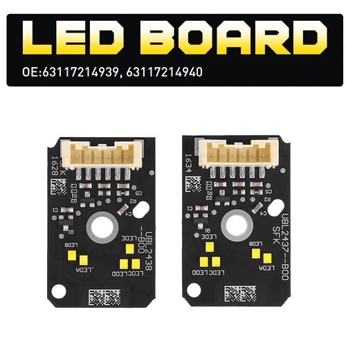 YELLOW DRL LED BOARDS FOR 17-20 BMW G30 530i 540i F90 M5 DAYTIME RUNNING LIGHTS - Picture 10 of 10