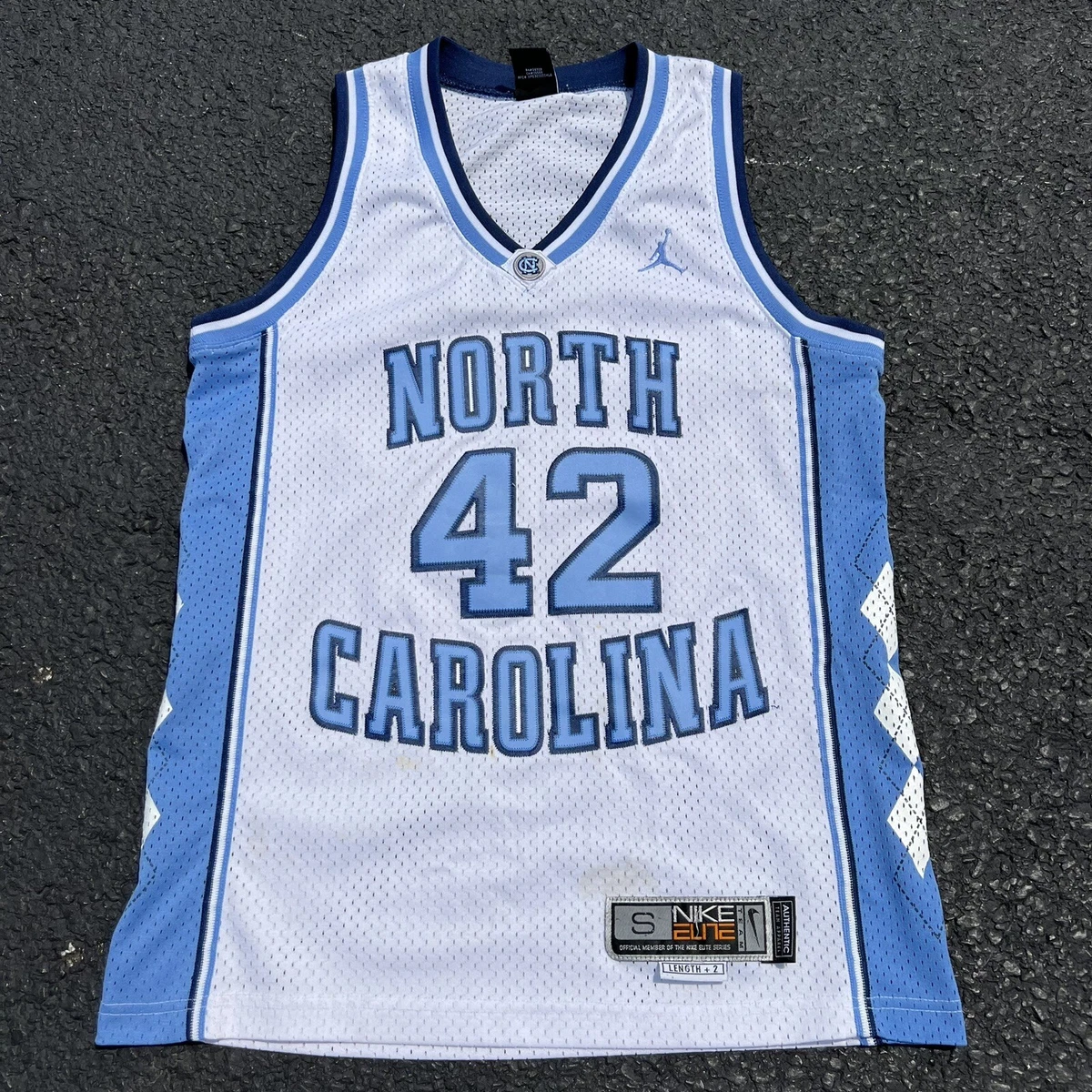 North Carolina Tar Heels Jersey Jerry Stackhouse 42 Men s S Nike Elite Jordan