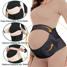 Pregnancy Tummy Belly Band Maternity Band Abdomen Waist Back Support Belt Brace