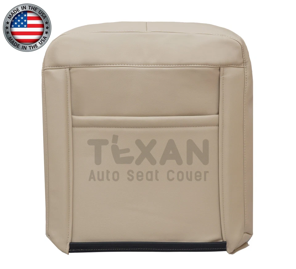 2006 2007 2008 Mercury Grand Marquis LS Leather Seat Cover Driver Lean Back Tan - Image 3 of 4