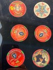 (6) $5 & $1 Arizona Charlie's 1996-'97 Casino Chips 8th Anniversary Display Boot — photo 3