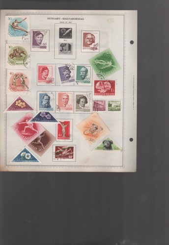 Hungary stamps 1800s to 1964 mh used cto album pages 915 stamps (MB28 - Picture 17 of 24