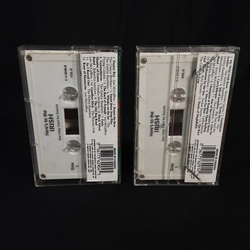 Lot of 2 Here's To The IRISH Cassettes Volume 2 and 3 Multiple Artists - Picture 2 of 5