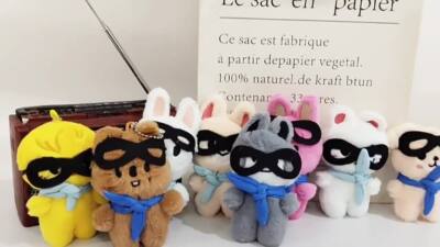 Stray Kids - skzoo pilot PuppyM ぬい STRAY KIDS x SKZOO 10CM PLUSH - 'PILOT : FOR' 5stars