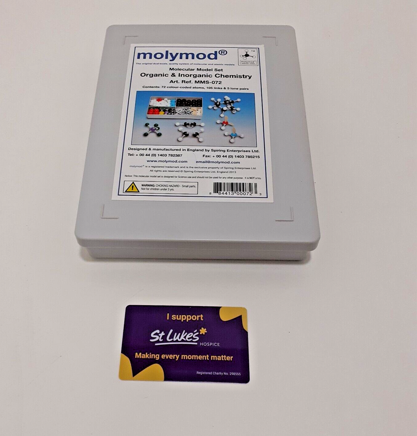 Molymod  MMS-072 Molecular Model set Organic & Inorganic Chemistry Set