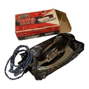 Vintage Linton Travel Iron - Compact Portable Ironing Solution