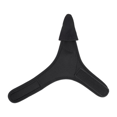 1 Black Single Finger Casting Glove Elastic Band For Fishing Enthusiasts