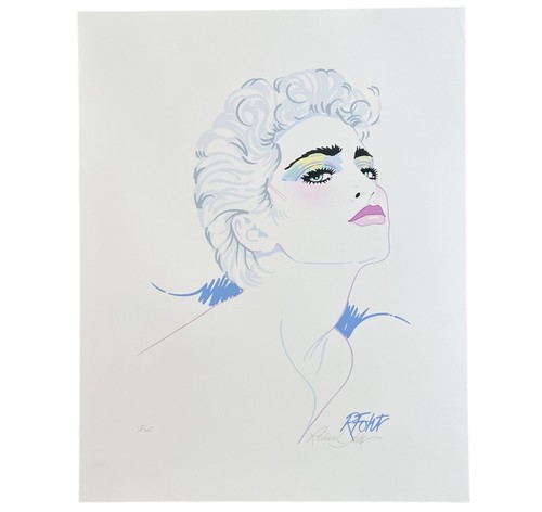 Wandposter Madonna Fine Art Print handsigniert 80’s 90’s Nostalgie lebendige Farben - Bild 1 von 5