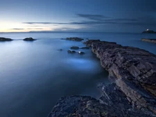 V5544 Cliffs Seashore Beautiful Mist Ireland Nature Decor WALL POSTER PRINT CA