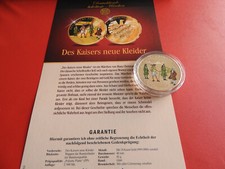 *Des Kaisers neue Kleider* Andersen Märchen*Medaille/PP Coloriert * ca40mm(KOM)