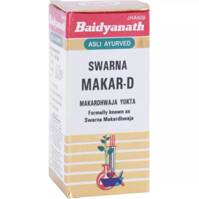 Baidyanath Ayurveda Swarna Makar - D (Makardhwaja Yukta) (40 Tablets)