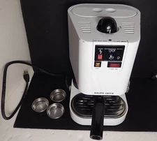 Krups Gaggia Espresso & Milk Frother Machine Model 242 Extra Cups Works Great!