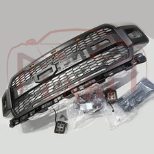 Front Grille For 2018- 2020 Ford F150 Raptor Style Upgrade Grill W/ Letters/LEDs