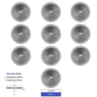 10Pcs Dental Lab Double Sided Diamond Disc Dia-3 with free mandrel 0.20mm x 22mm