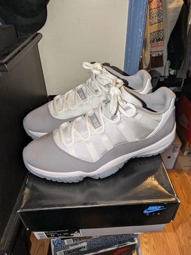 Size 11 - Air Jordan 11 Retro Low Cement Grey Excellent Condition