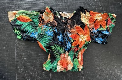 WOMEN S FLORAL TOP BLOUSE TANK WOMEN CLOTHING SIZE SMALL