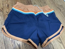 Vintage Men  s Medium Short Activewear Swimsuit Swim Trunks Shorts USA 