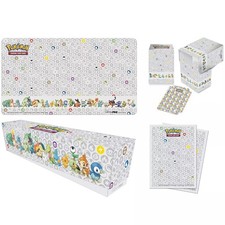 Pokemon First Partner Accessory Bundle TCG Sammelkarten Play Mat Sleeves Box