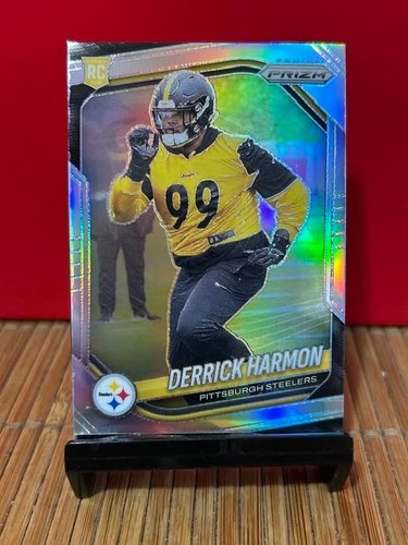 2025 Panini Prizm Silver Prizm Derrick Harmon RC Rookie #368 Steelers