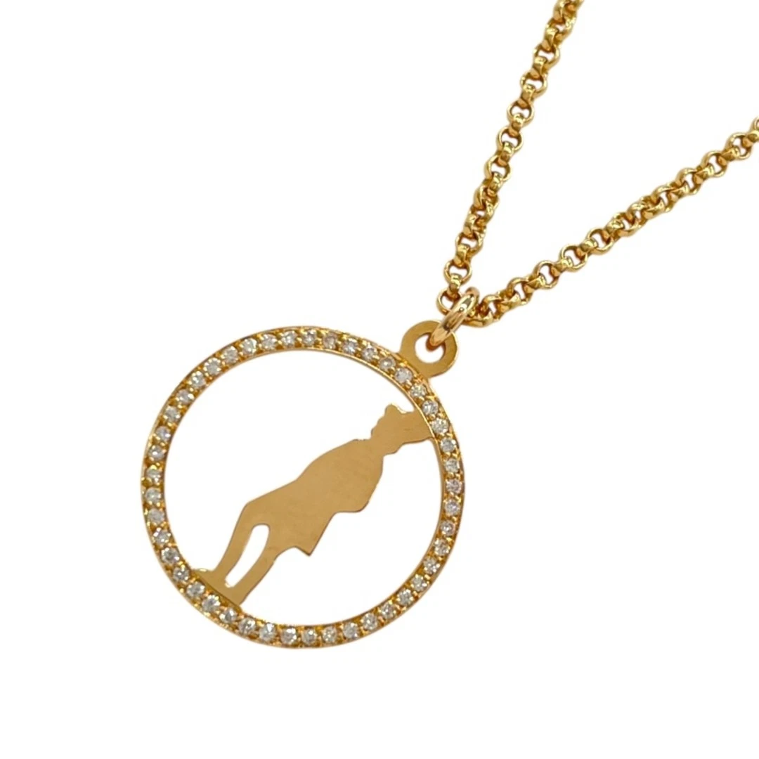 HERMÈS Hermes Collana Tonda Cerchio 750Pg Gioielli Diamanti