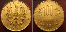 100 Shilling Austria 1931 – Oro