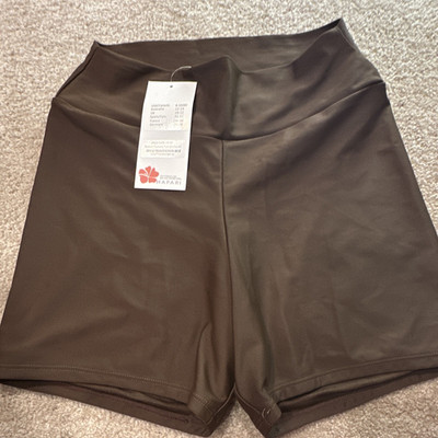 HAPARI Tummy Tuk Seamless Shaping Shorts Shapewear Brown Women's M