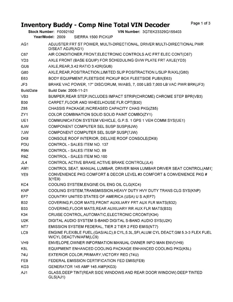 Conjunto de transportador diferencial usado serve: 2009 Gmc Sierra 1500 picape eixo dianteiro - Imagem 3 de 4