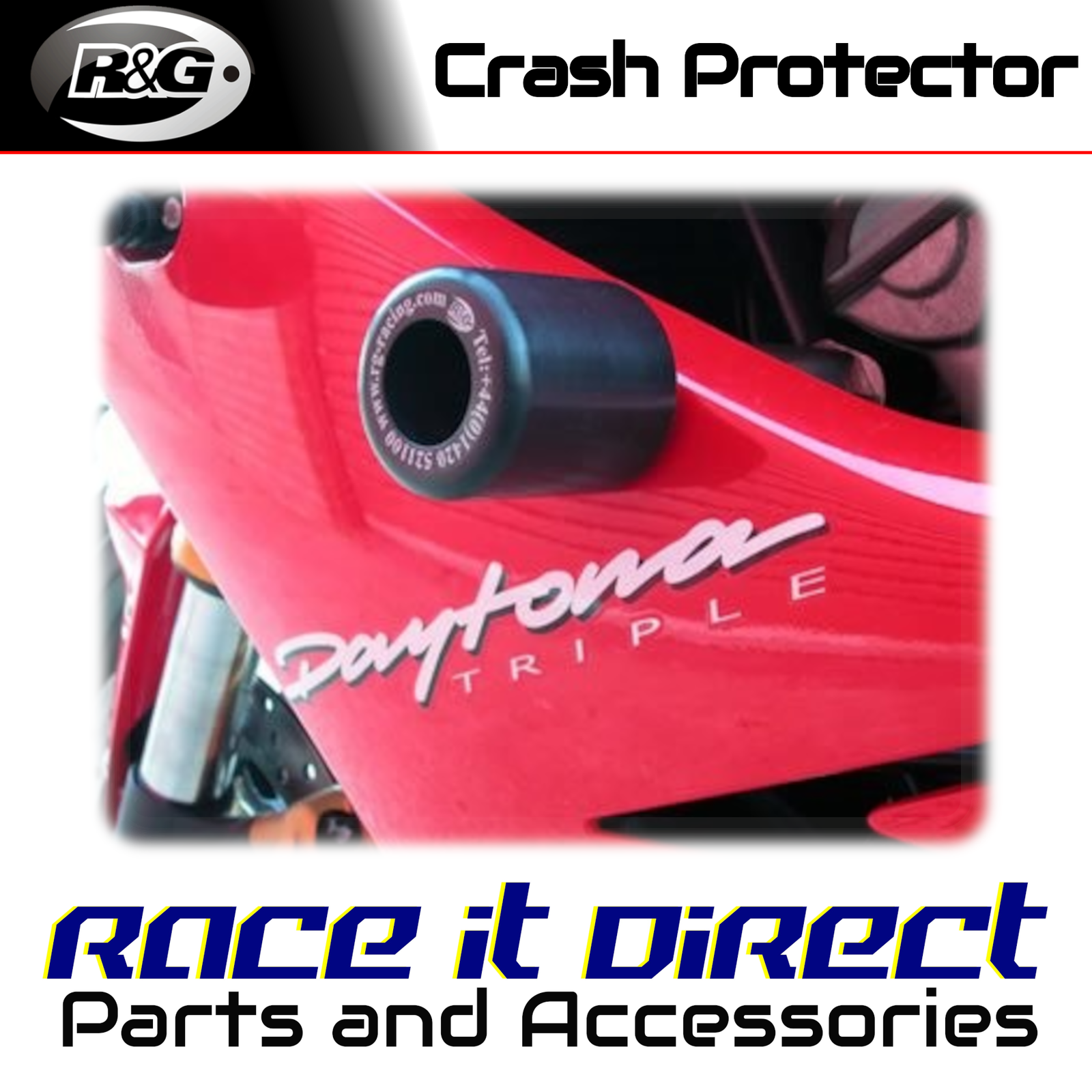 Crash Protectors for Triumph Daytona 675 2012 R&G