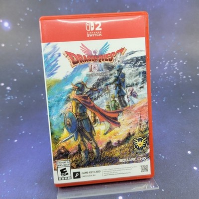 Dragon Quest I & II HD-2D Remake Nintendo Switch 2 Game Key Card Erdrick Trilogy