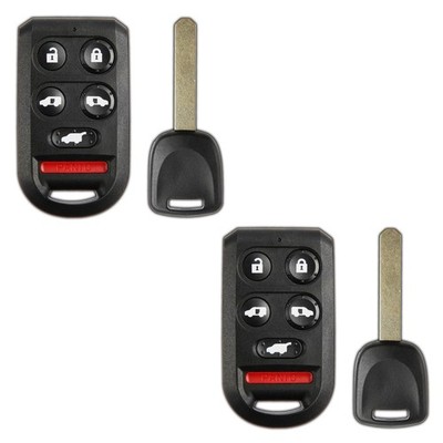 2 Key Fob Remote 6B for 2005-2010 Honda Odyssey OUCG8D-399H-A w HO03-PT 46 Chip