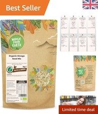 Nutritious 1kg Organic Omega Seed Mix - Pumpkin, Sunflower, Flax & Sesame 21.99 per kilo