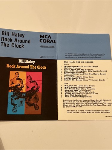 Bill Haley – Rock Around The Clock. Cassette Tape. MCA Coral. VG+/VG+ - Picture 14 of 19