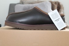 UGG men's classic tasman leather regen ironwood brown slippers 1163890 sz. 13