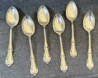 6 Sterling Silver Joan of Arc Serving Spoons International Silver 179.9 grams