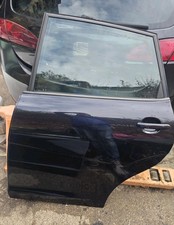 SEAT ALTEA PASSENGER NEAR SIDE REAR COMPLETE DOOR BLACK LC9Z 2005-14