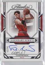 2022-23 Panini Flawless Legendary Scripts 14/25 Toni Kukoc #LS-TKK Auto 3d3