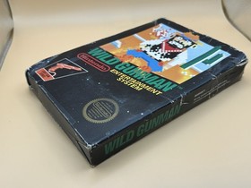 NES WILD GUNMAN 5 Screw Early CIB Black Box for Nintendo Entertainment System