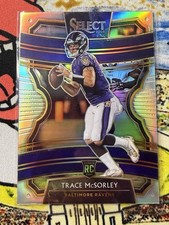 Trace McSorley 2019 Select Concourse Silver Prizm RC Football Card Ravens 20